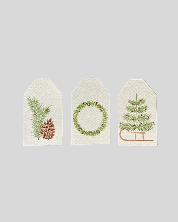 Gift tags Christmas theme